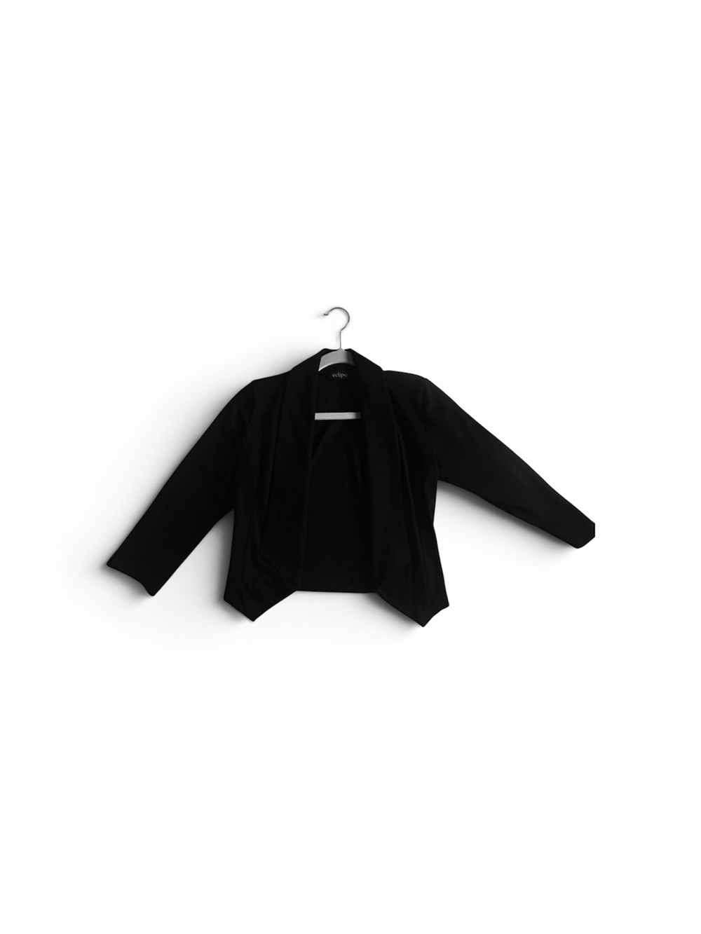 Eclipse Black Open-Front Blazer